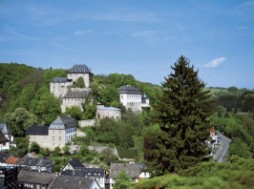 Ansicht auf die Burg Blankenheim